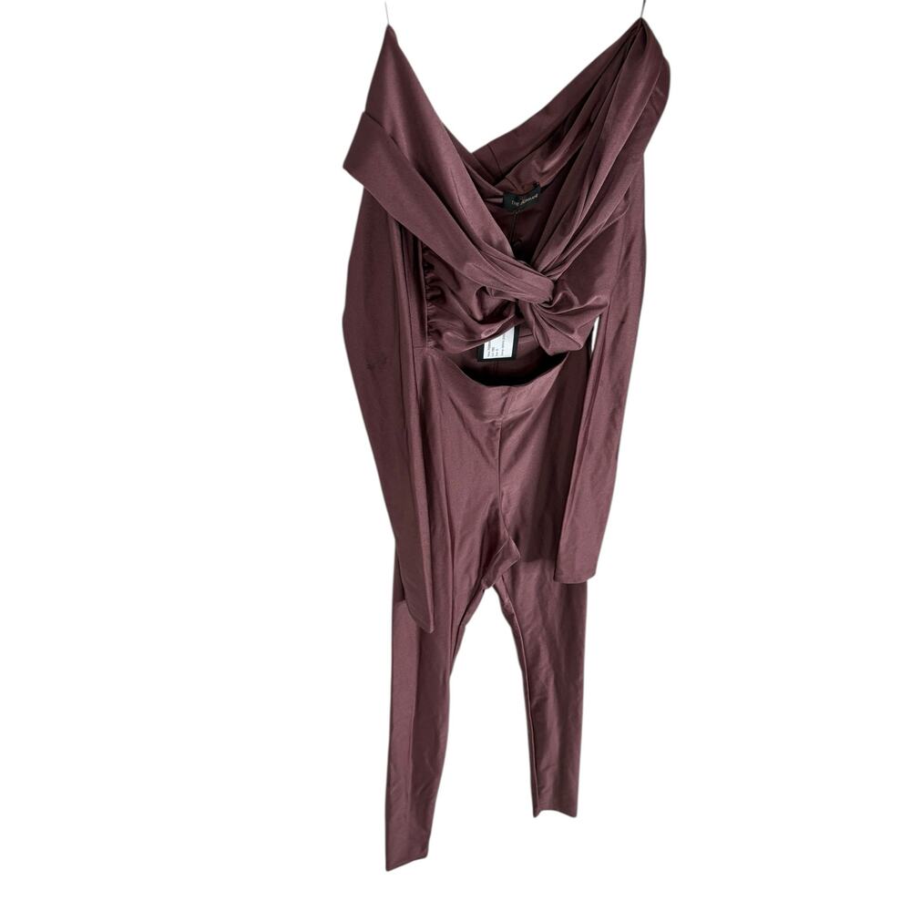 The Andamane Kendall Jumpsuit Off Shoulder Twist Front Catsuit Evening Y2k S - Picture 4 of 12